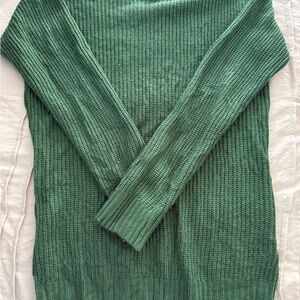 LuLaRoe V-Neck Sweater in Forest Green